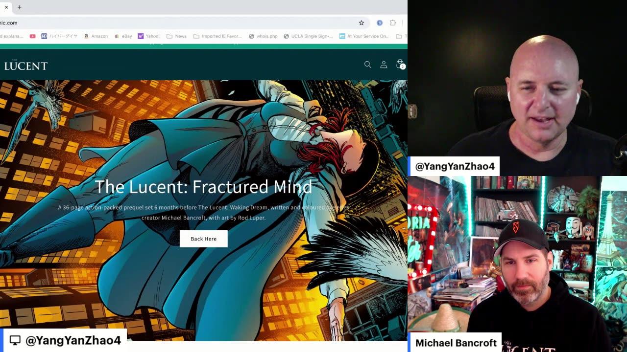 Unveiling "Lucent: Fractured Mind" – Michael Bancroft’s Mind-Bending Graphic Novel