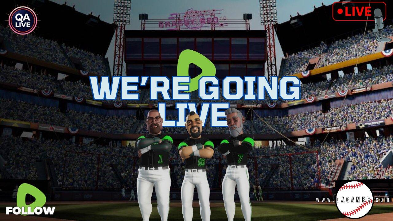 ⚾QAGamer Live | Mega Rumble Baseball (Games 3 & 4)