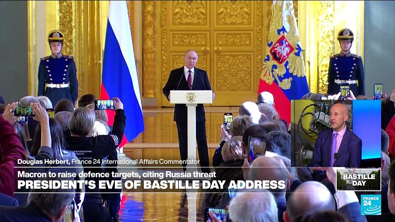 Macron to raise defence targets in Bastille Day address