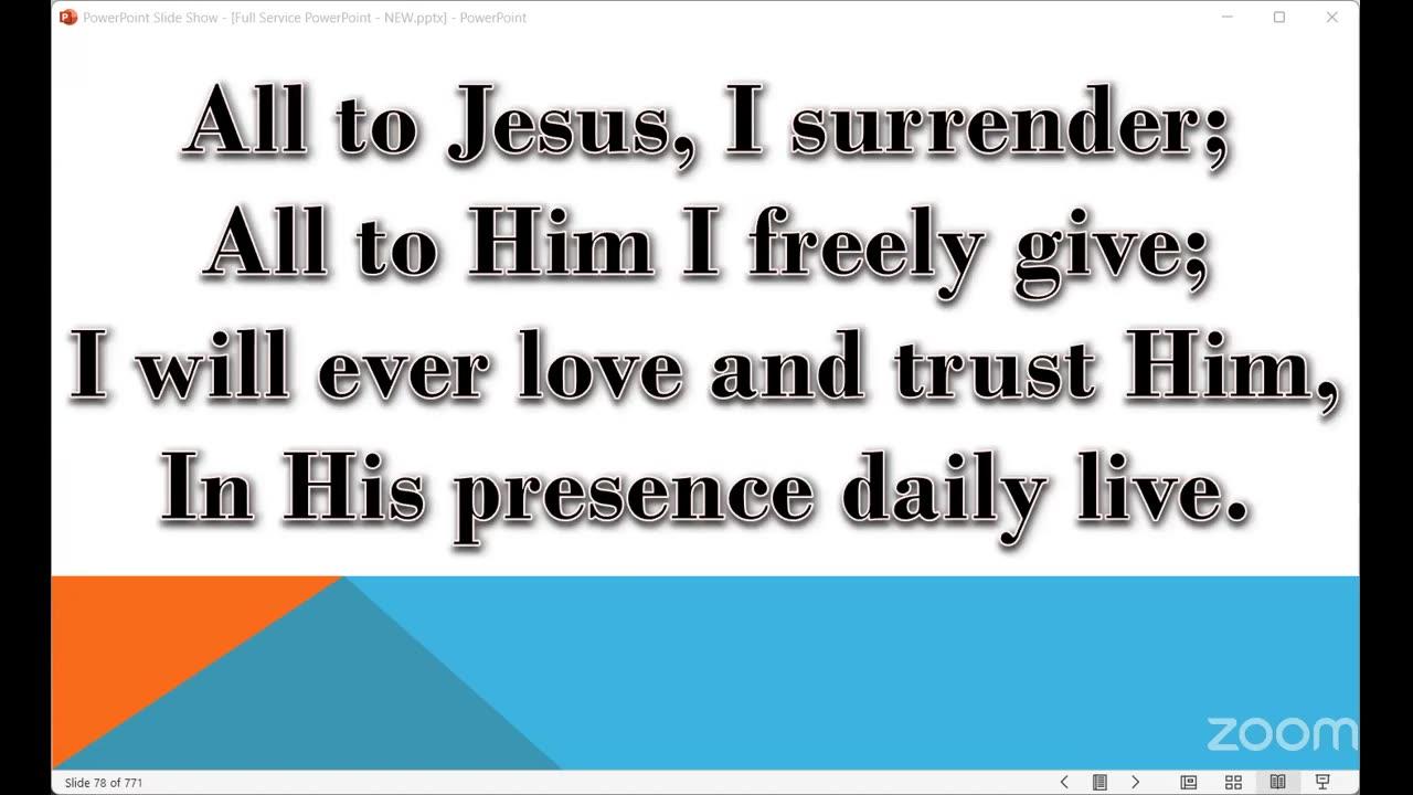 The Narrow Way Christian Church of God - BIBLE-READING and Prayer Service - Sunday 13/07/2025