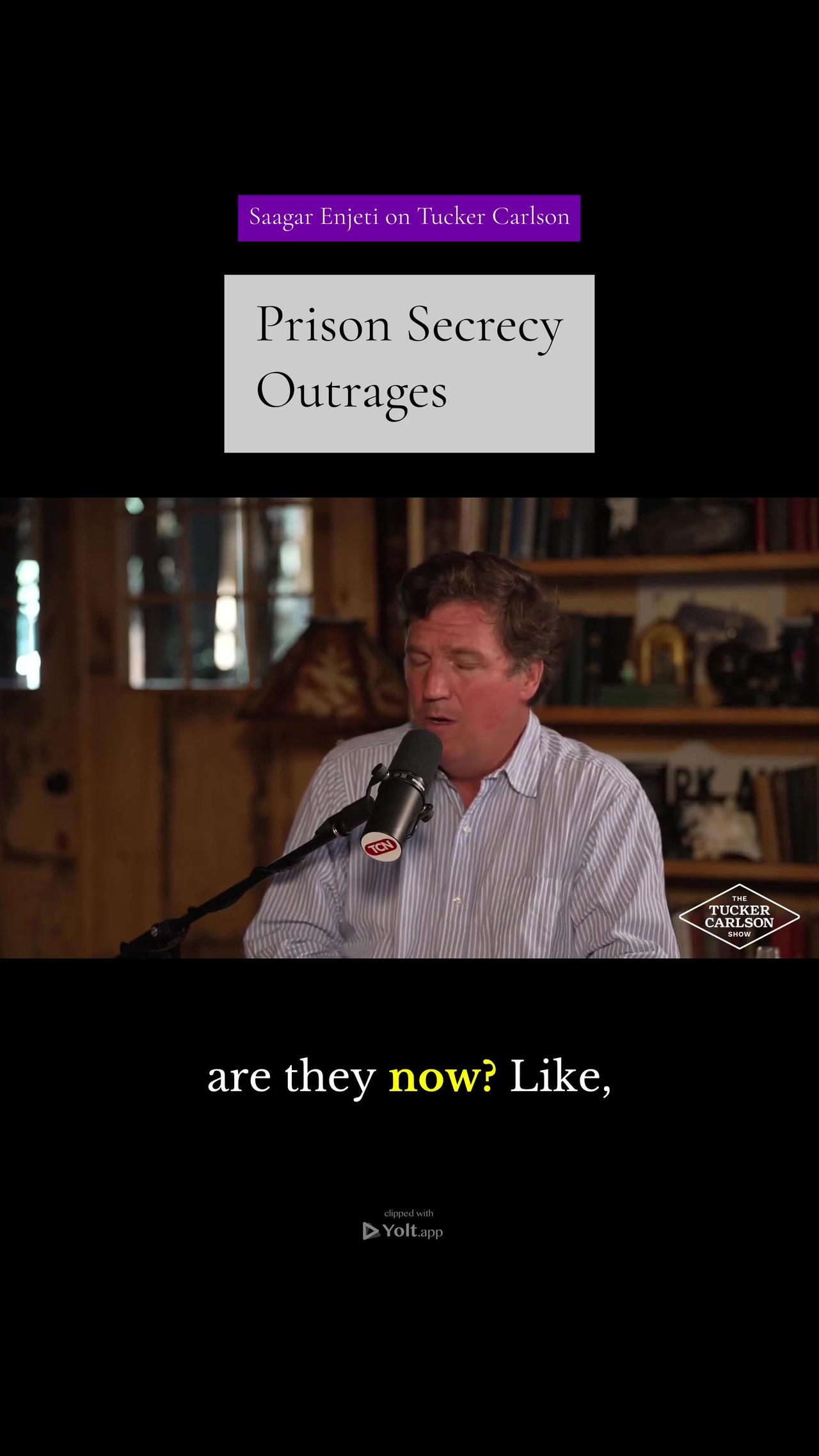 Who Killed Epstein? - Saagar Enjeti on Tucker Carlson #inmates #lie #epstein #conspiracy