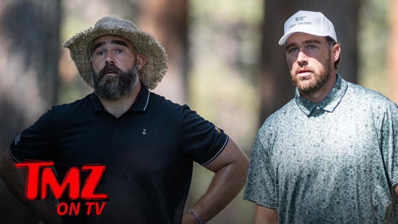 Travis and Jason Kelce Spotted on Late-Night Casino Run in Nevada | TMZ TV