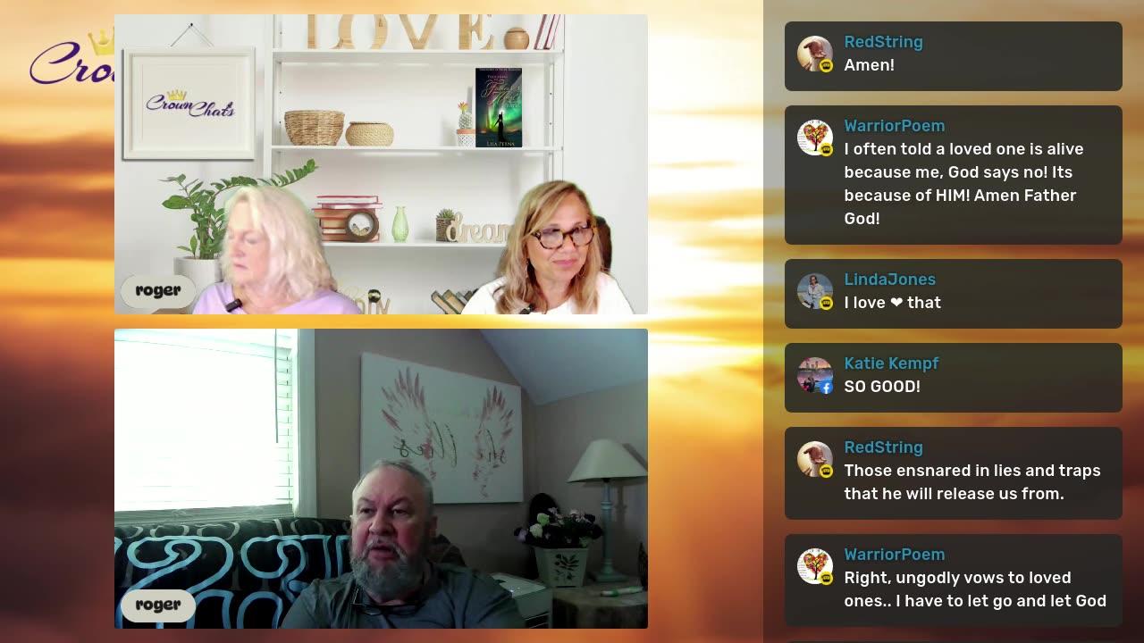 Crown Chats-Hooked On A Feeling with Roger and Robin Fields