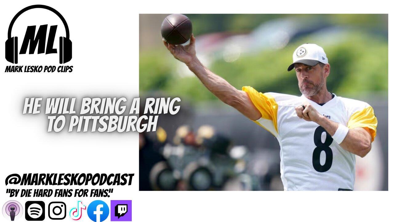 Mark talks Aaron Rodgers signing with Steelers #nfl #steelers