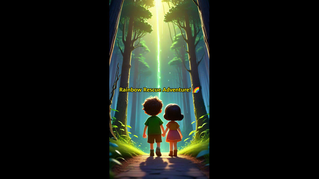 Rainbow Rescue Adventure! 🌈 #KidsMagicQuest #cartoon #shorts
