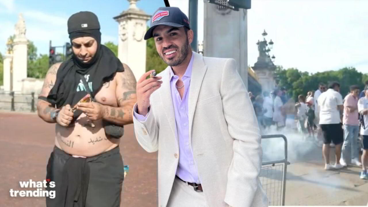 British Streamer Sets Off Fireworks Near Tourists Outside Buckingham Palace
