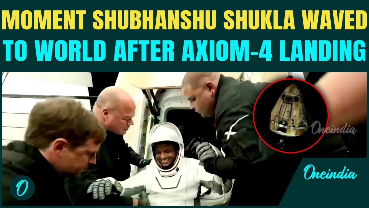 ‘India’s Space Hero Returns’: Shubhanshu Shukla SMILES as Historic AXIOM-4 Lands | Family Reacts