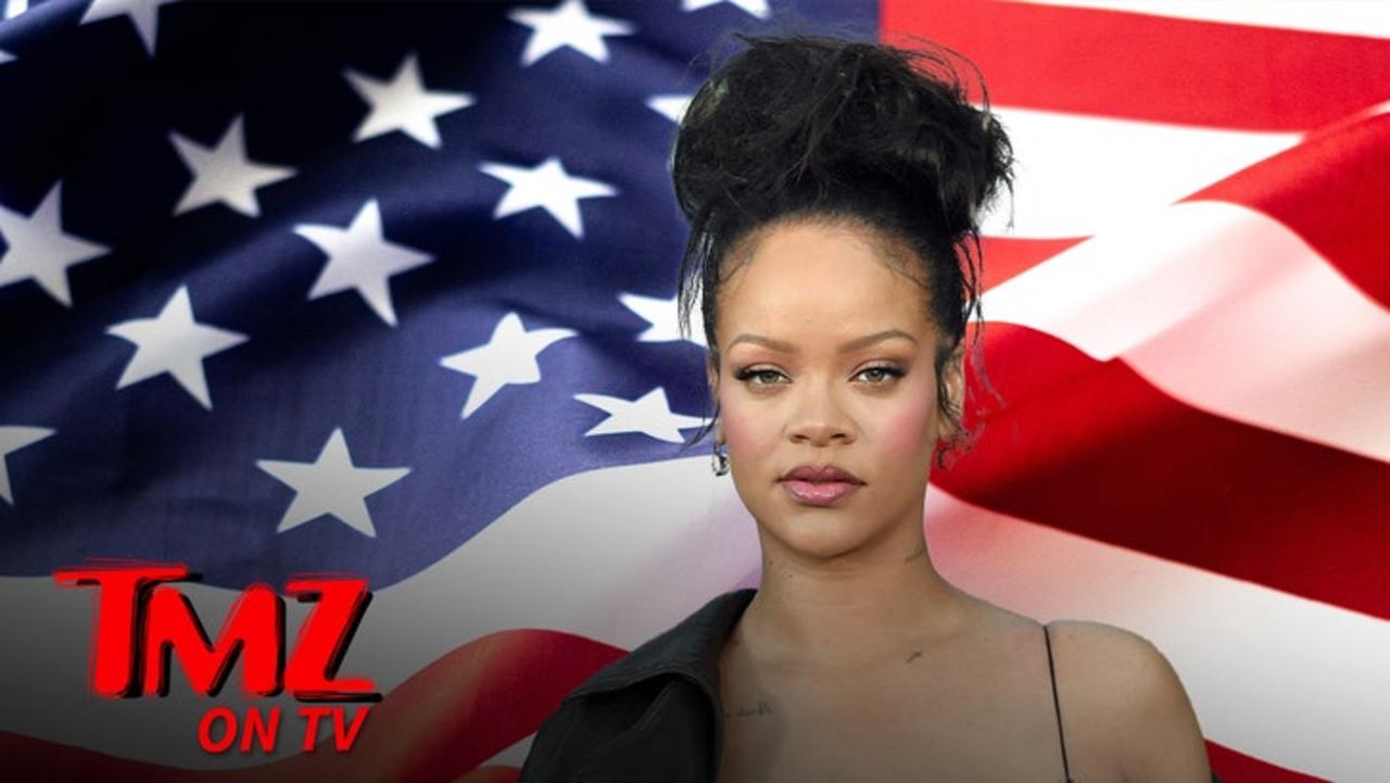 Rihanna Jokingly Reminds Everyone She's Not American | TMZ TV