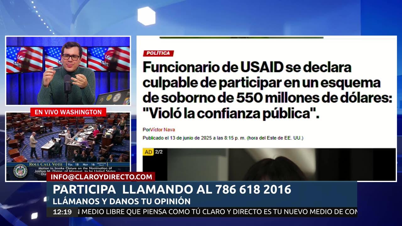 EN VIVO Y EN ESPAÑOL: Senado Aprueba Recortes De Trump /Conferencia De Prensa Karoline Leavitt