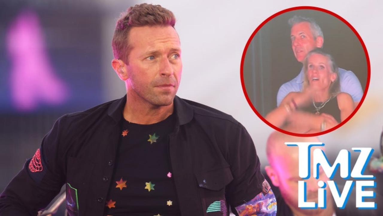 Kiss-Cam Couple Busted at Coldplay Concert | TMZ Live