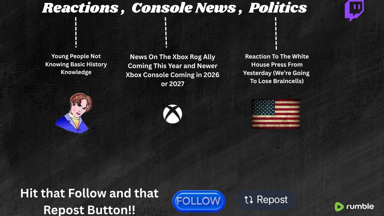 Reactions, Console News, Politics