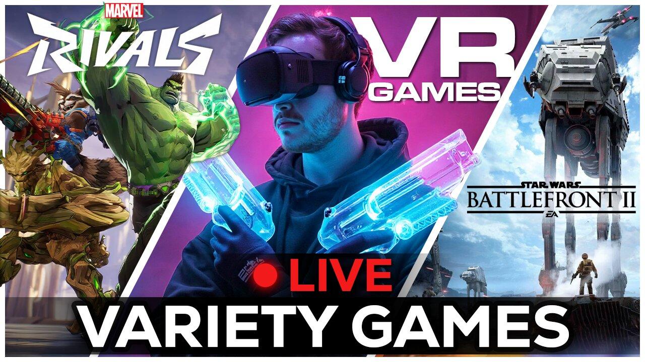 🔴LIVE IN 1440p! - Star Wars Battlefront 2, Splitgate 2, VR Games and more! - Come Hang Out!