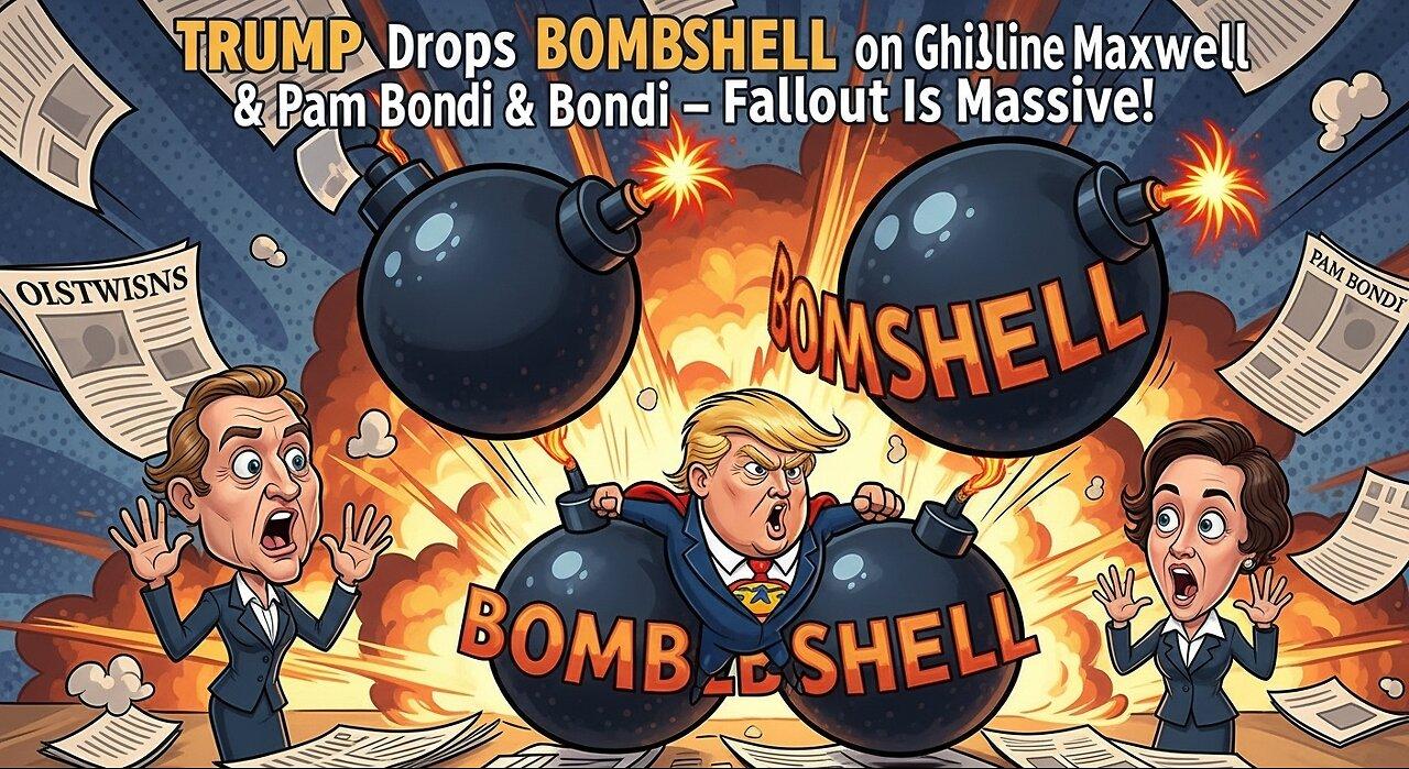 🚨 Trump Drops BOMBSHELL 💣 on Ghislaine Maxwell 😳 & Pam Bondi 😱 — Fallout Is Massive! 🔥⚠