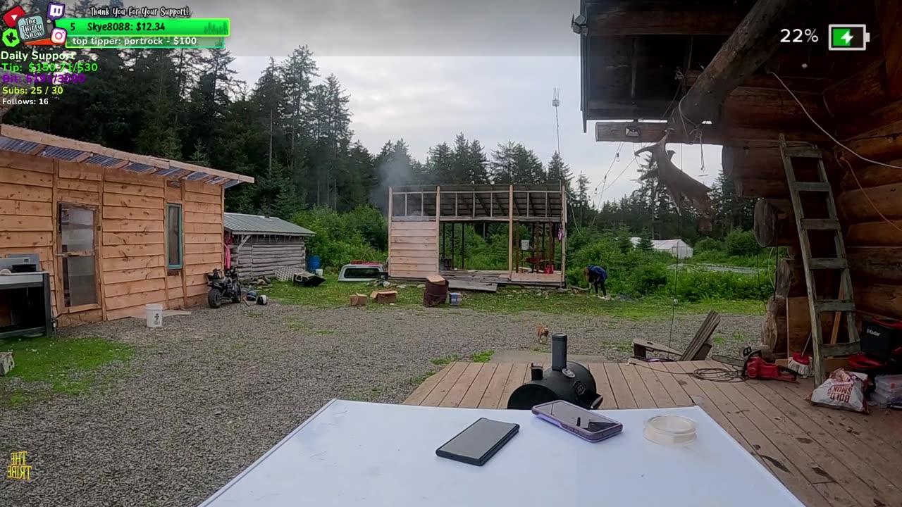 🟢New Equipment Food Trailer Isolated Alaska Village!Real !Homestead