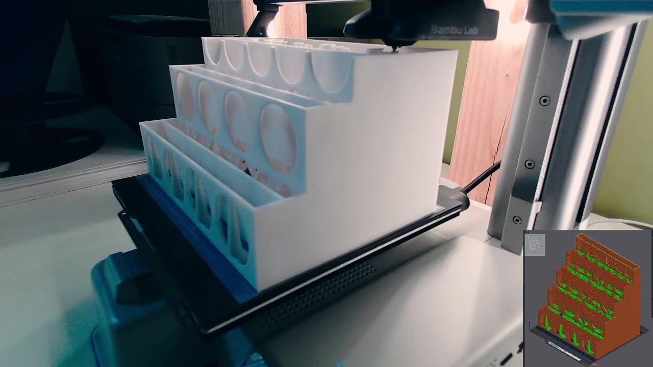 3D Print Live Stream - Gaming Paint Station - Section R1 (GrindSultan Special)