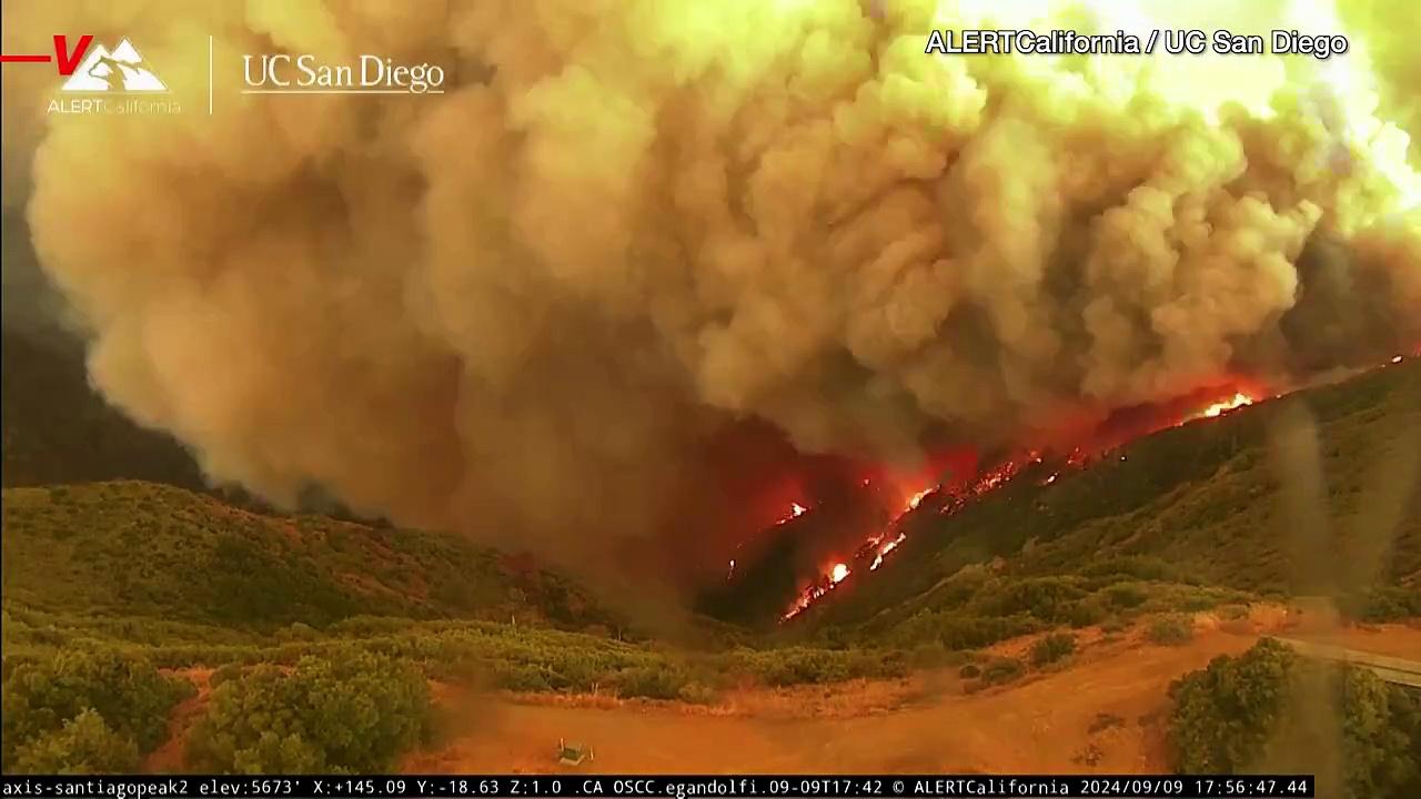 These Time Lapse Videos of a Fire in California Are Hard to Watch