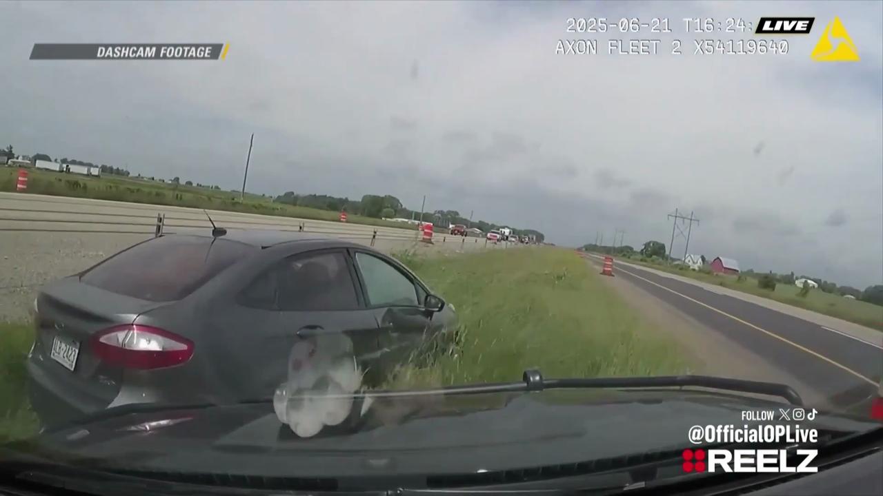This High-Speed Chase Took a Hard Exit—Straight Into the Grass
