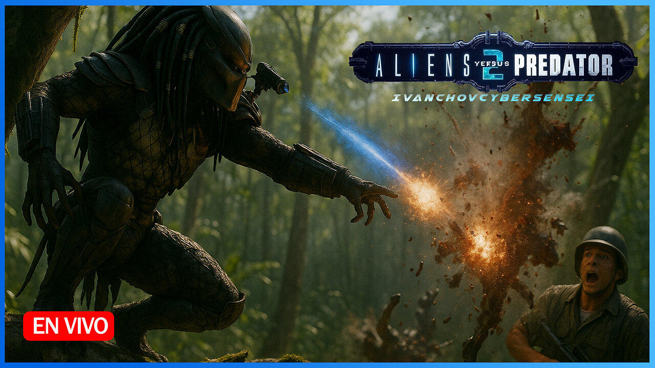 🔴 LA CACERÍA CONTINÚA [ Episodio 12] IvanchoVCyberSensei - / ALIENS VERSUS PREDATOR 2 Primal Hunt