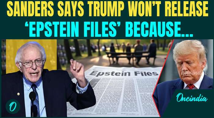 Bernie Sanders CALLS OUT Trump For Hiding Epstein Files|‘Trump Hiding Files To PROTECT Billionaires’