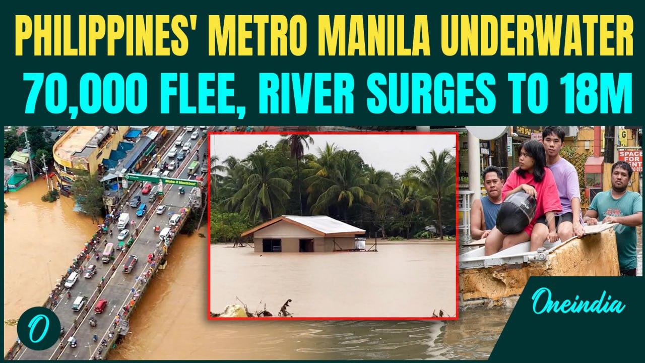 Storm Wipha Triggers Chaos in Philippines: 70,000 Evacuated, Deadly Flood Videos Circulate Online