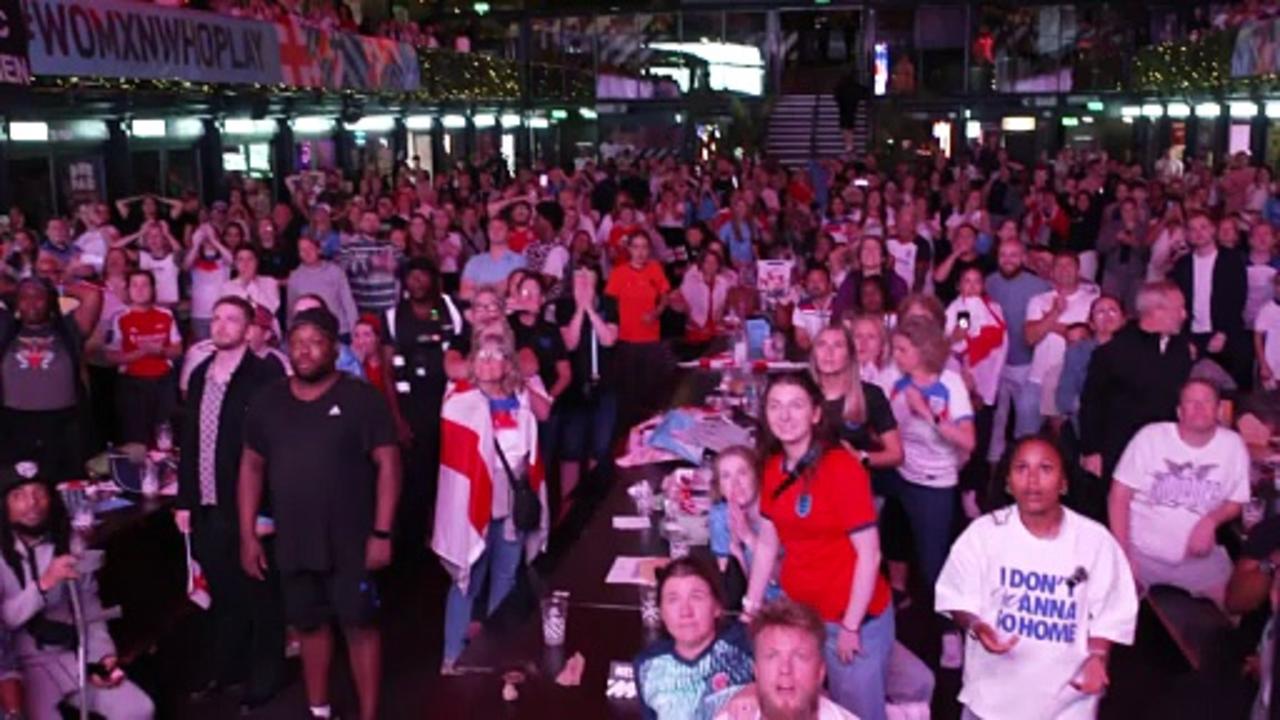 England fans erupt as Lionesses reach Euro final
