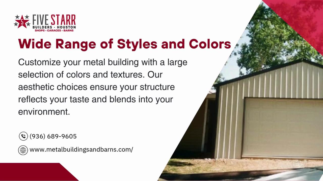 Texas's Trusted Wood Frame Metal Buildings Experts - Five Star Metal Builders