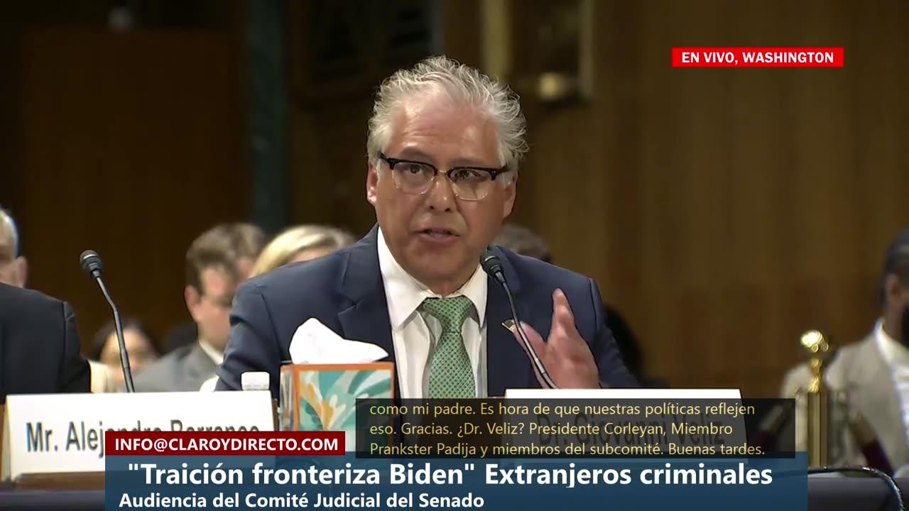 EN VIVO desde el SENADO, La traición fronteriza de Biden: extranjeros criminales en Estados Unidos