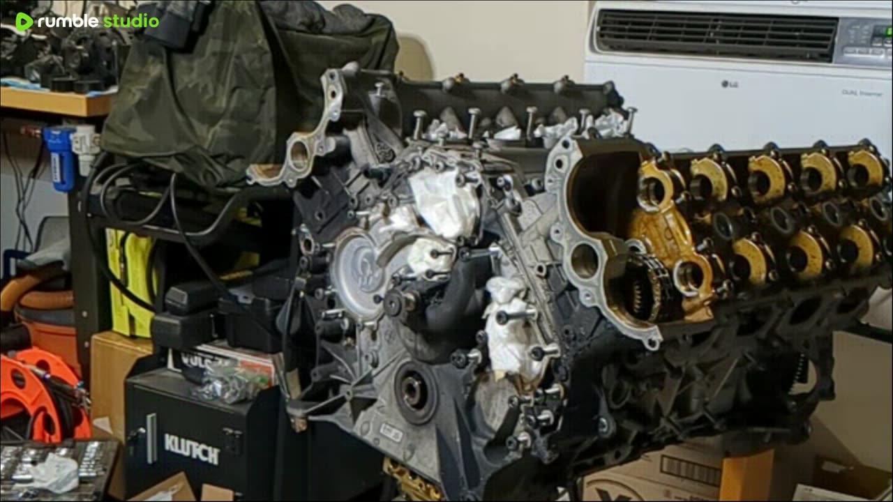 Mercedes M156 AMG engine disassembly day 4