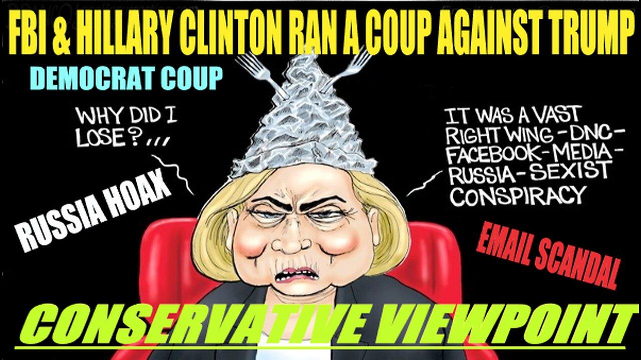 LIVE TONIGHT @ 9PM ON THE CONSERVATIVE VIEWPOINT: FBI, CLINTON & OBAMA RAN A COUP AGAINST TRUMP