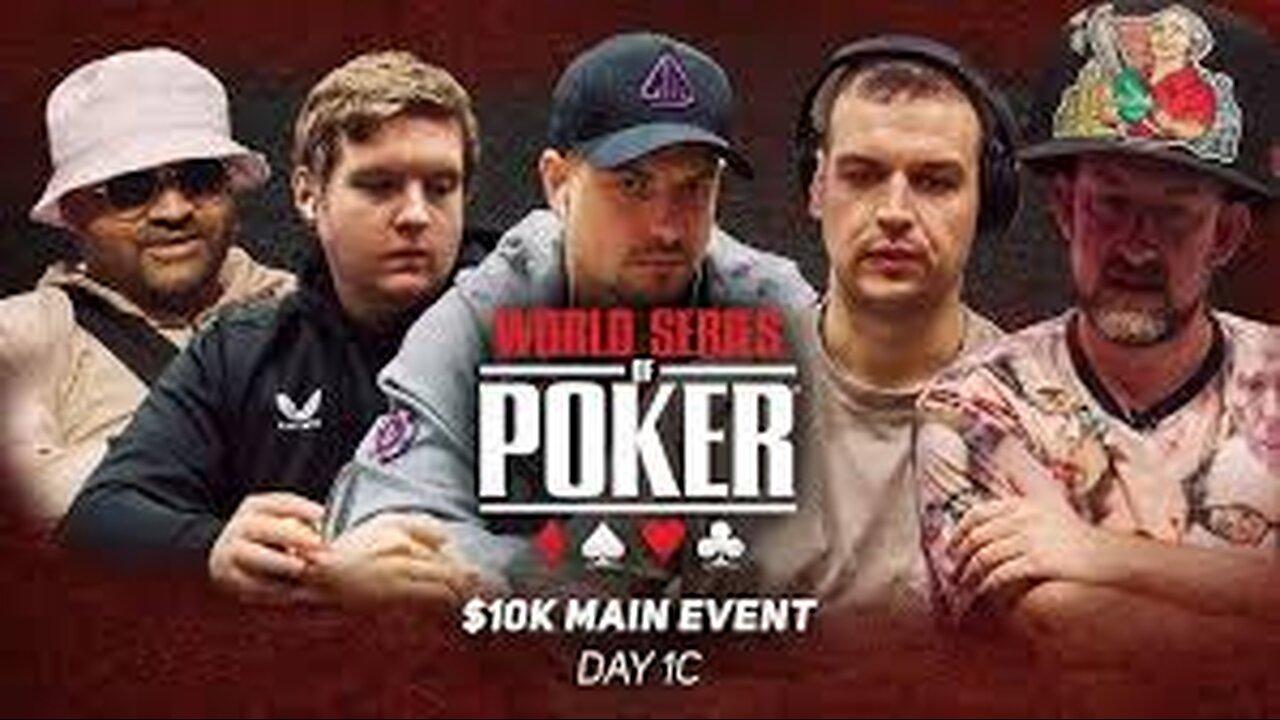 $10,000 Main Event | Day 1C | WSOP 2025 - with Eric Lindgren, Viktor Blom and Michael Addamo