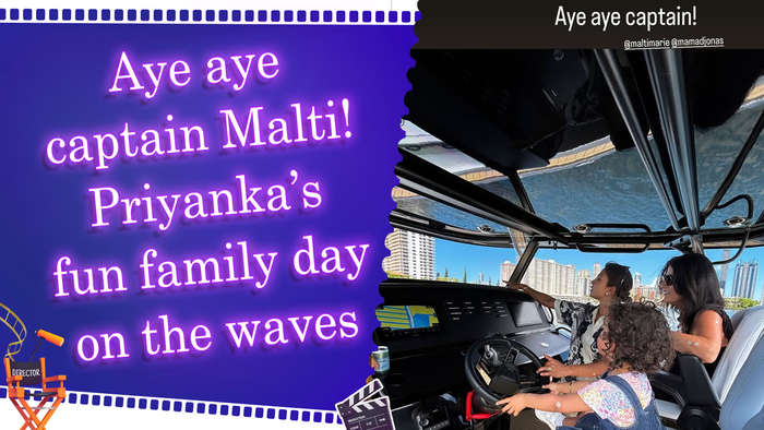 Priyanka Chopra’s daughter Malti turns ‘captain’ of the ship