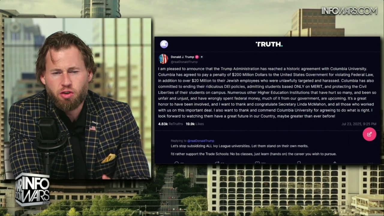 INFOWARS LIVE - 7/24/25: The American Journal with Harrison Smith / The Alex Jones Show / The War Room With Owen Shroyer