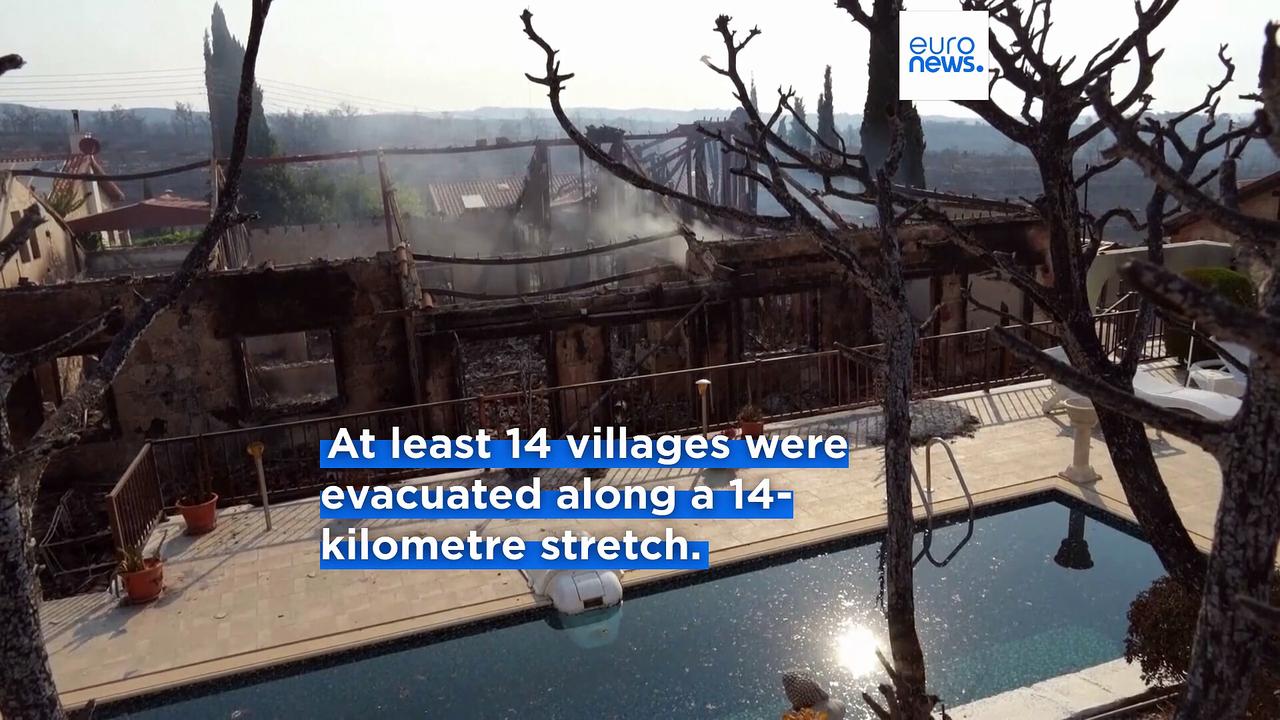 Cyprus battles largest wildfires in more than 50 years as two people found dead