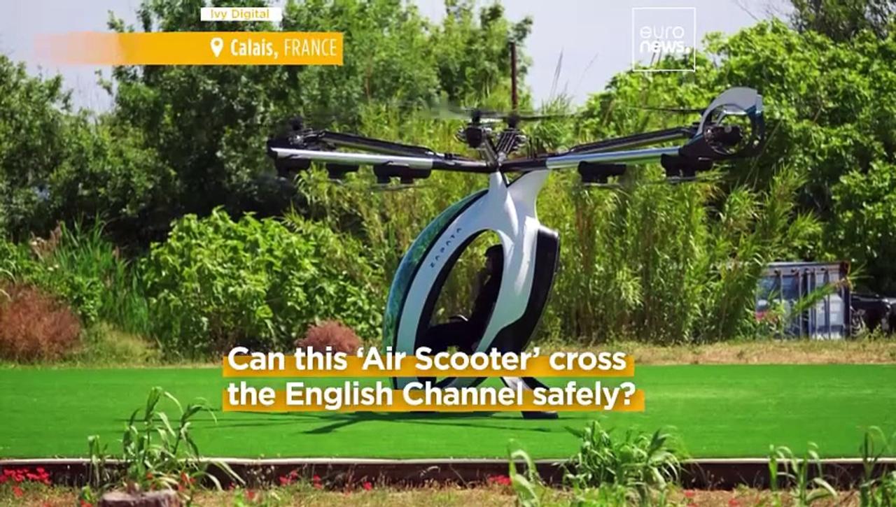 Can this ‘Air Scooter’ cross the English Channel safely? Franky Zapata attempts new feat
