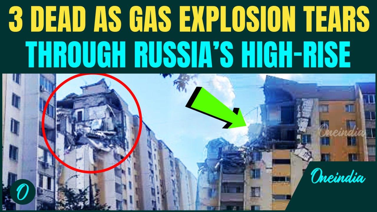Russia Gas Explosion Caught On Cam | Explosion Rips Saratov’s High-Rise | Kills 3 Including Child