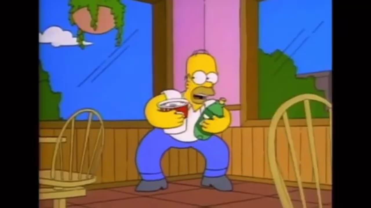 The Simpsons KFC 7 Up commercial 1993