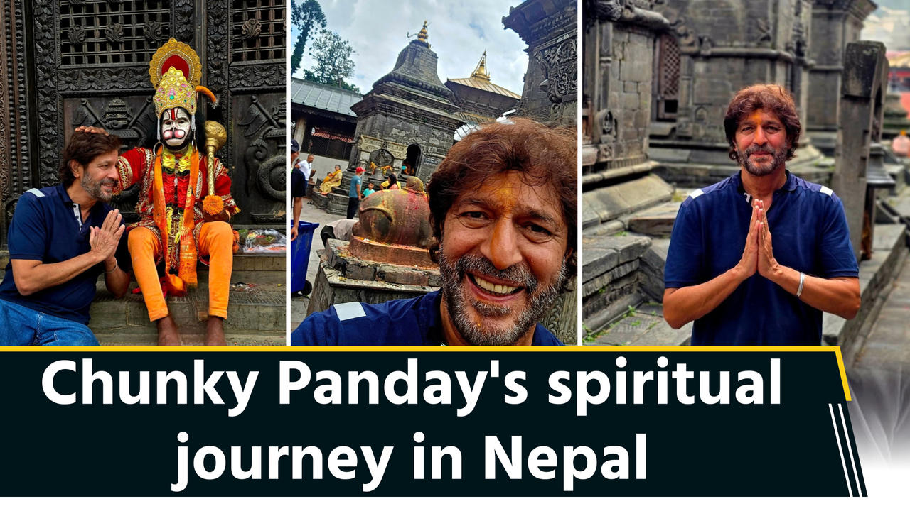 Chunky Panday seeks blessings at Lord Shiva’s Pashupatinath Temple during Shravan month