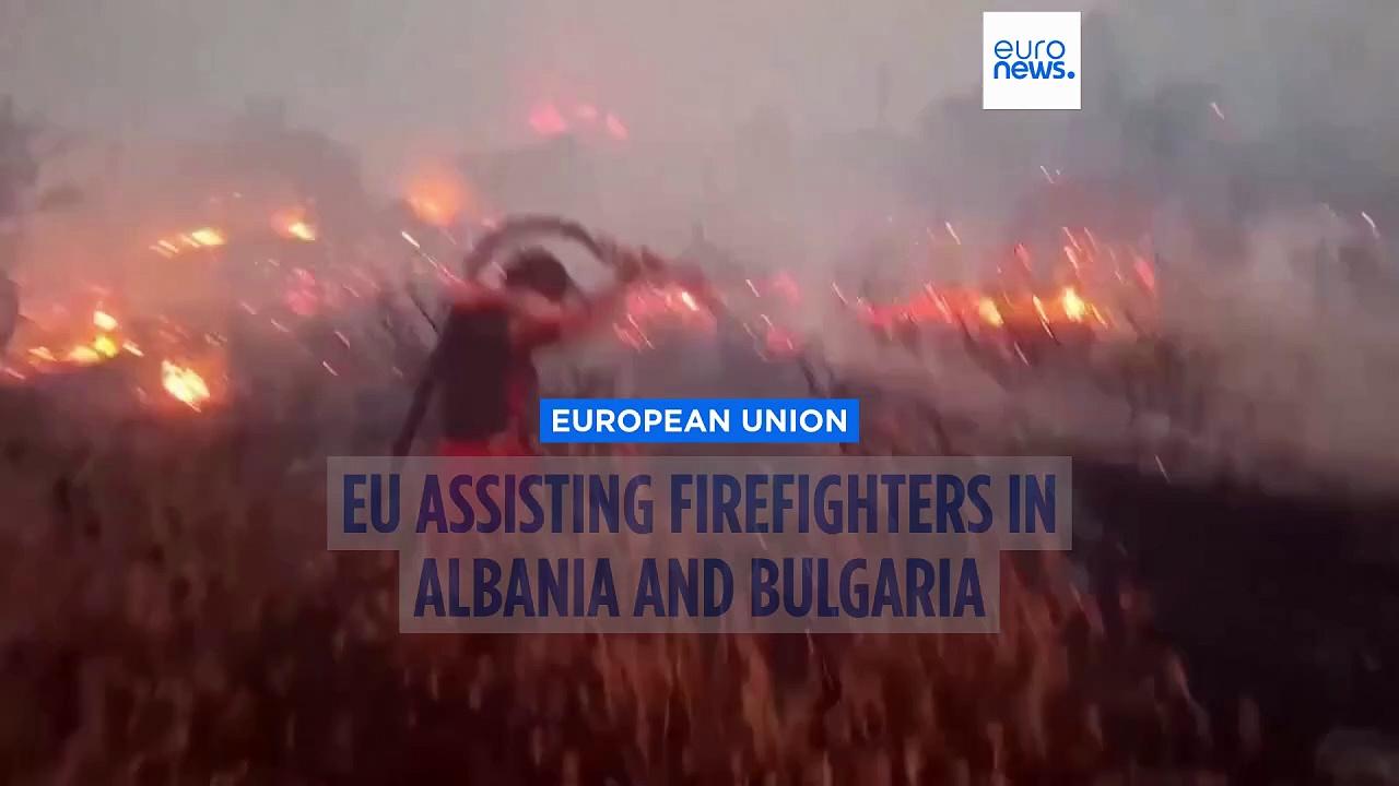 Albania and Bulgaria ask EU for help to deal with raging wildfires