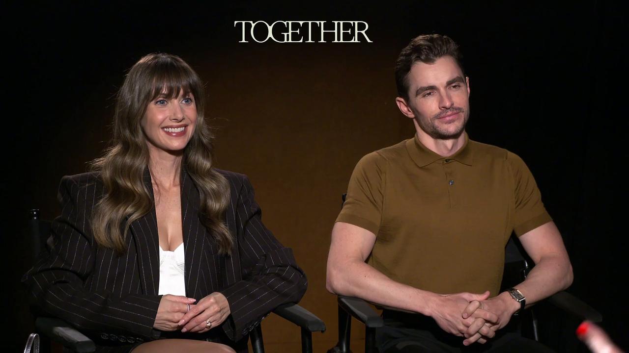 Alison Brie and Dave Franco, on working hand by hand in the horror film Together
