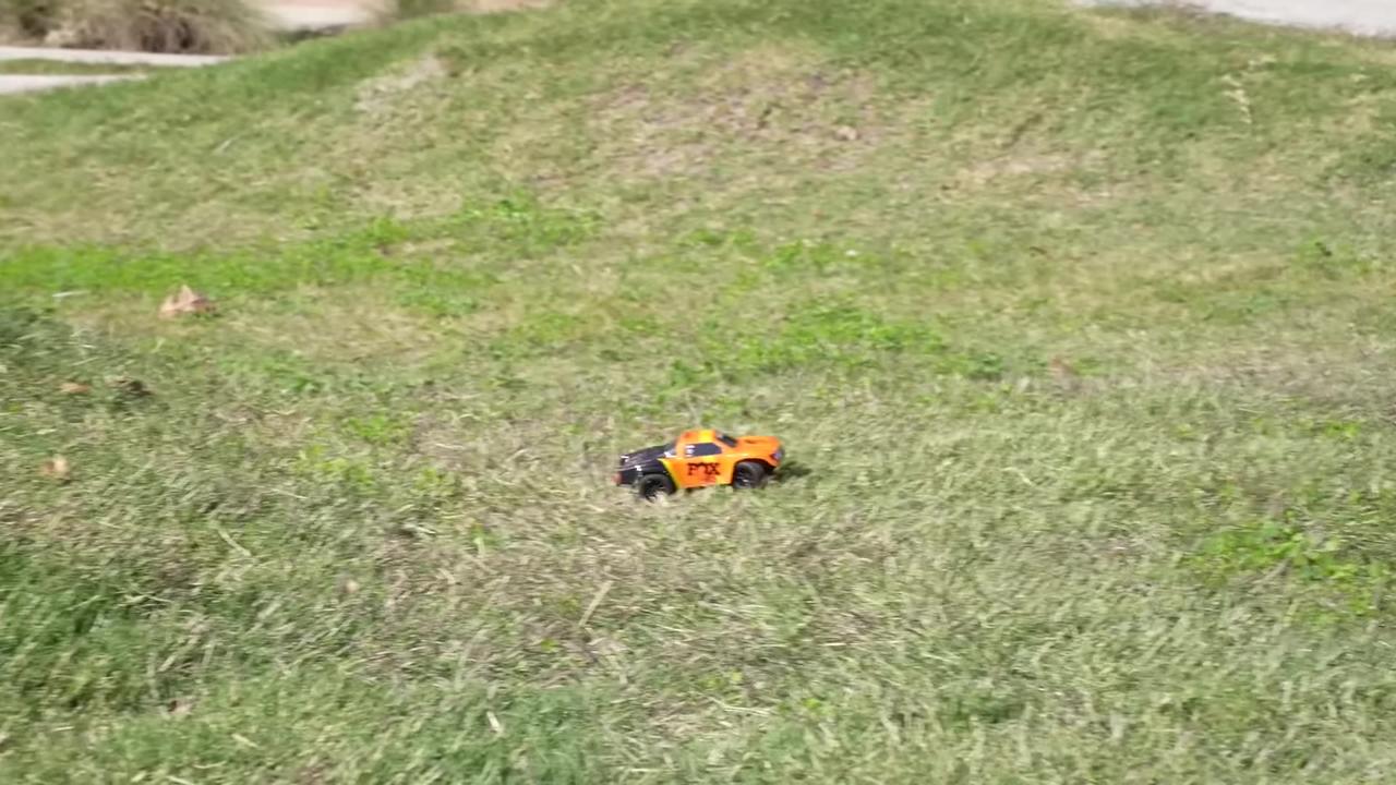 RC Car VS Giant Ramp!