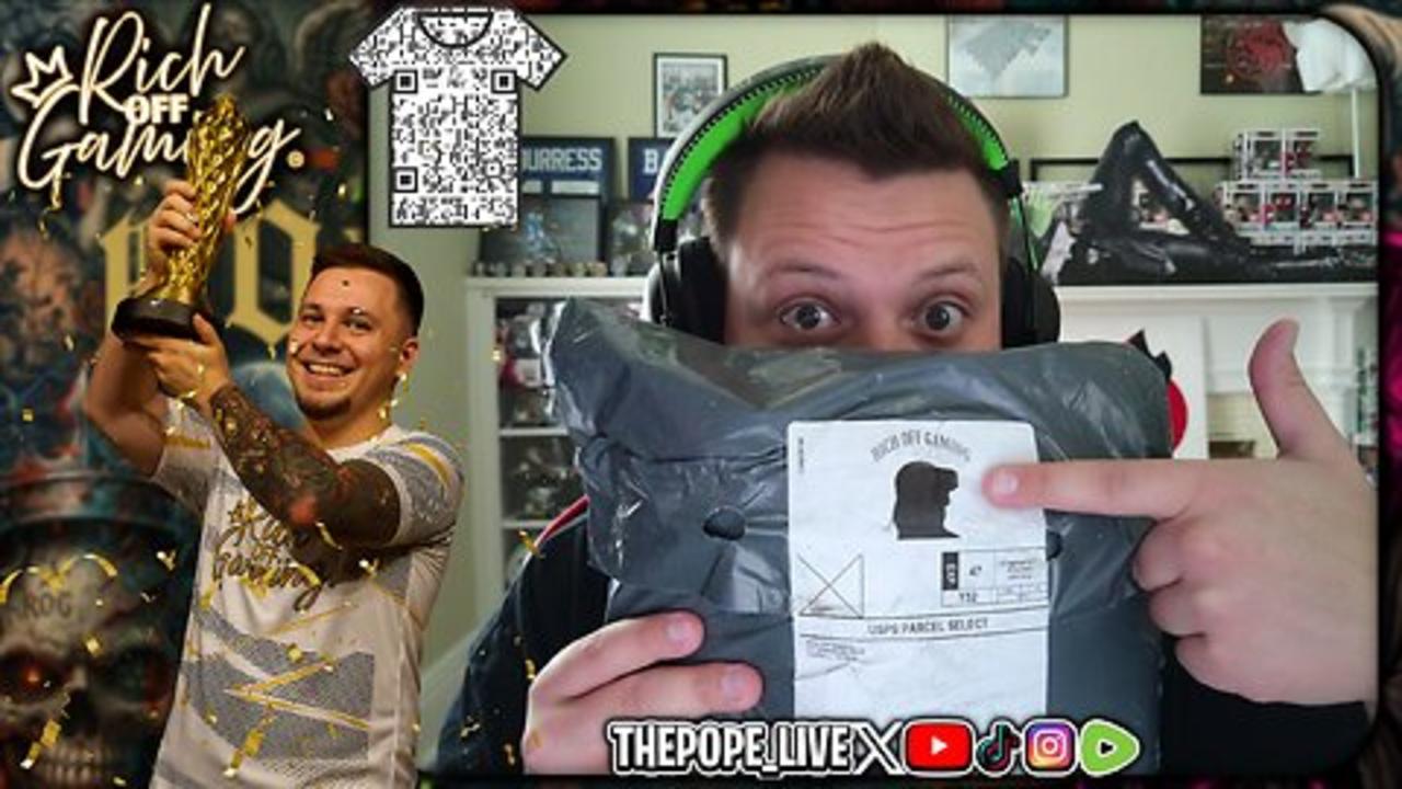 Rich Off Gaming UNBOXING! + Esports World Cup Finals Watch Party! | !rog