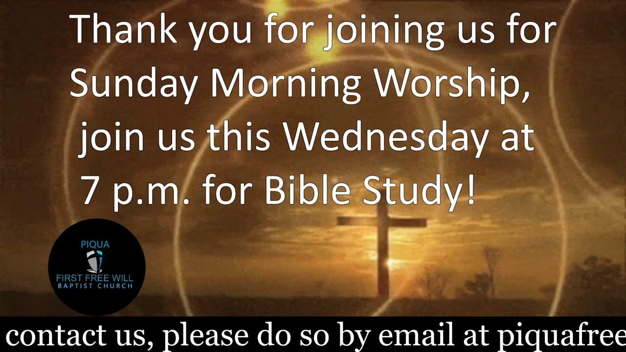 Sunday Morning Worship Service for July 27, 2025.