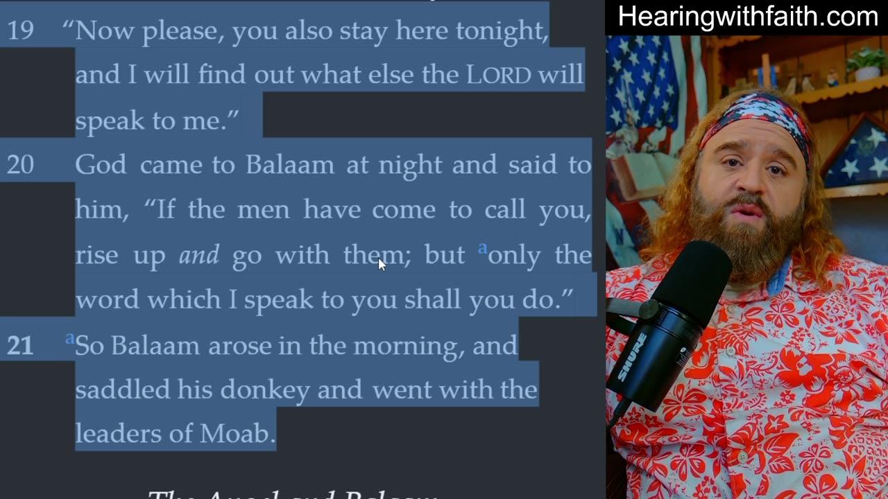 Numbers 22: Balaam's Donkey Dilemma and Divine Direction