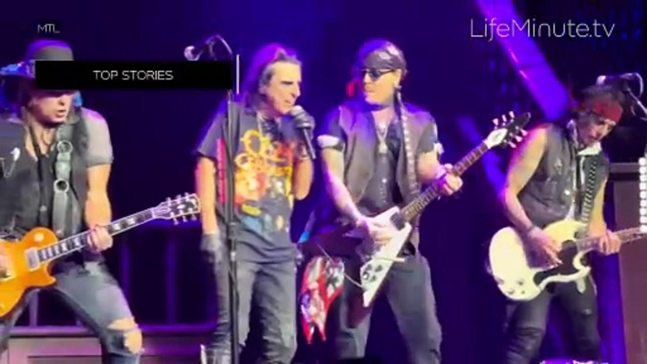 Johnny Depp Joined Alice Cooper to Pay Tribute to Ozzy Osbourne at London Show, Jessica Alba and Danny Ramirez Pack on PDA, Swam