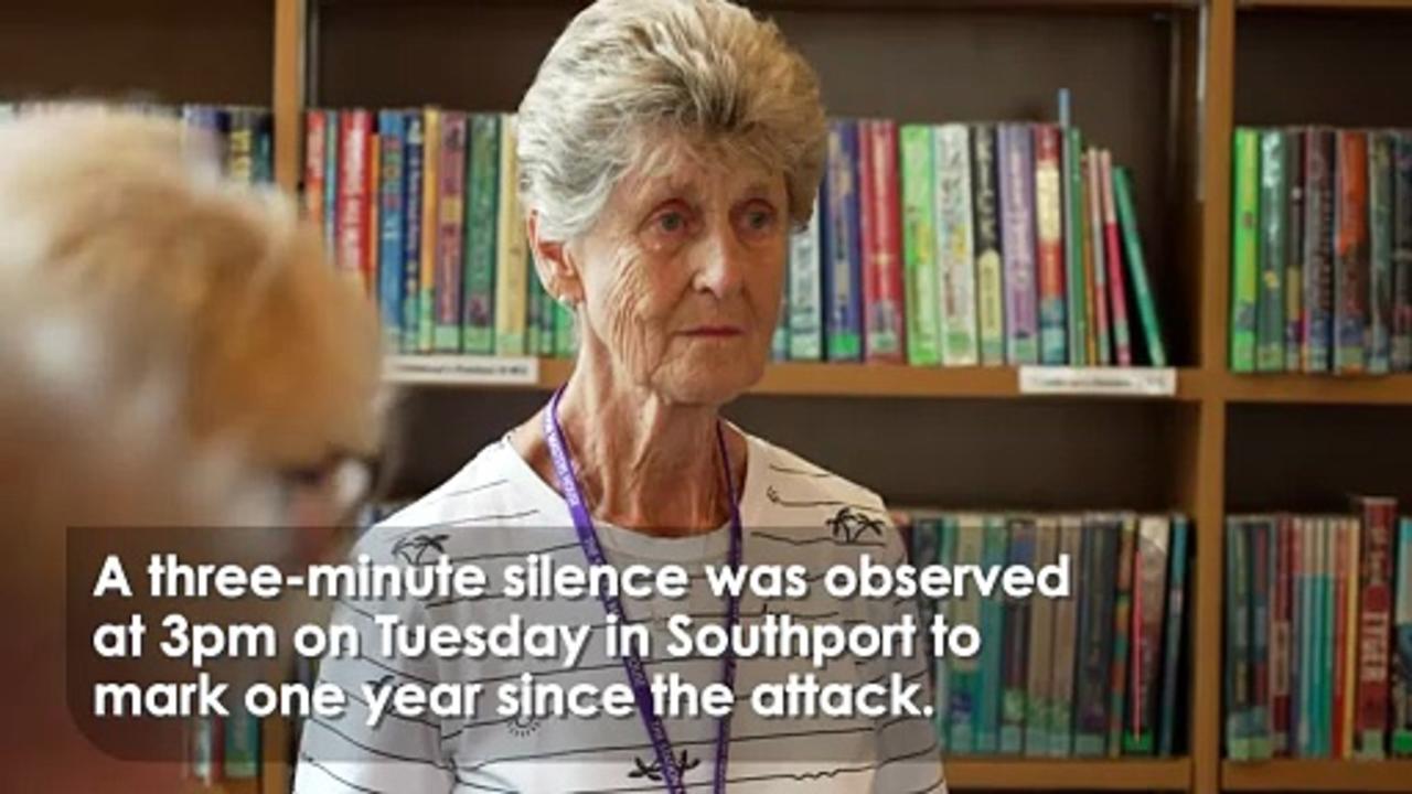 Southport remembers attack victims one year on