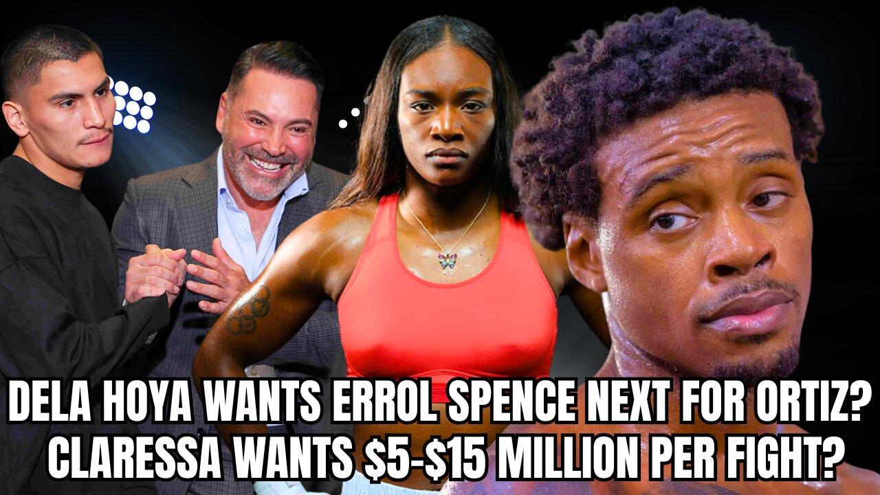 Oscar Dela Hoya Wants Vergil Ortiz to Fight Errol Spence in Dallas Stadium