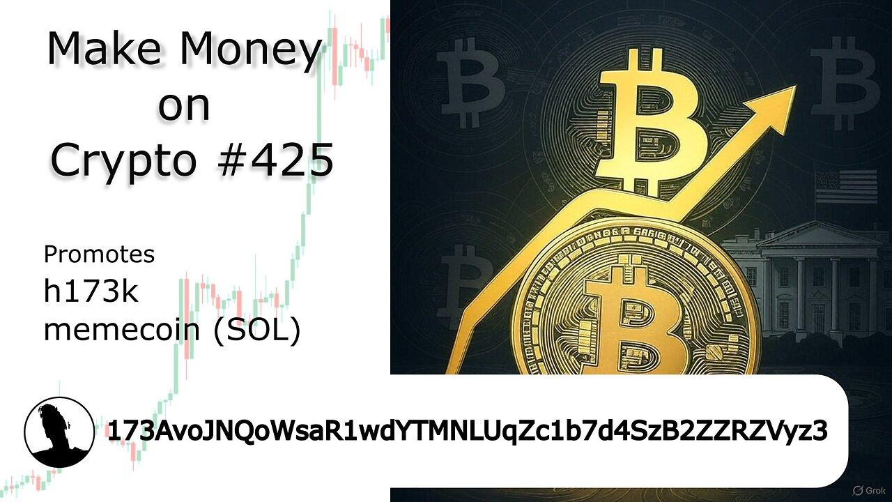 Make #money on #crypto 425! Will BTC Take Off Now?? (Restream)😱🙌🤝🤑 #trading #memecoin