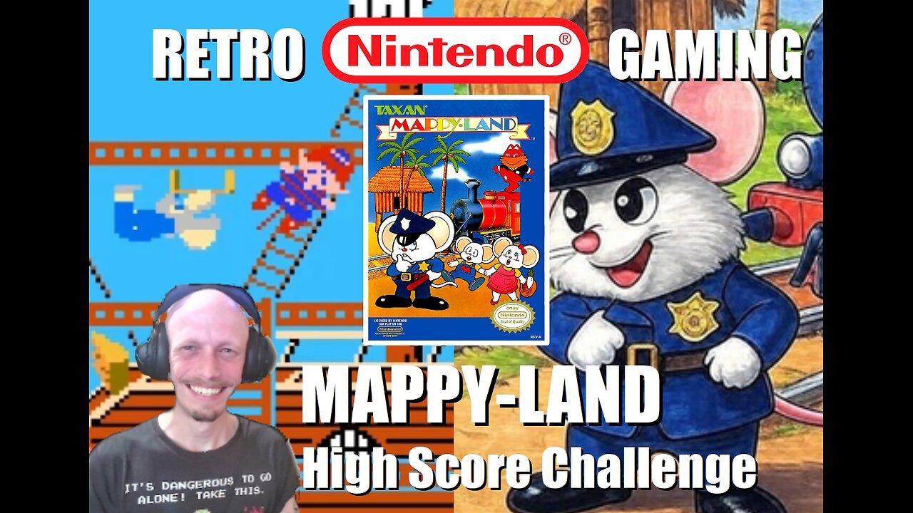 Mappy-Land (NES): Shoot for a High Score with BrightGaming while Mappy tries to Satisfy his Wife