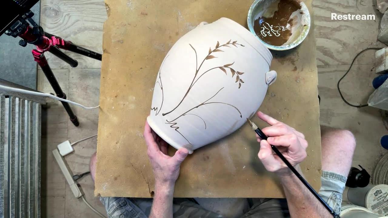 Slip Decoration Tutorial - live stream