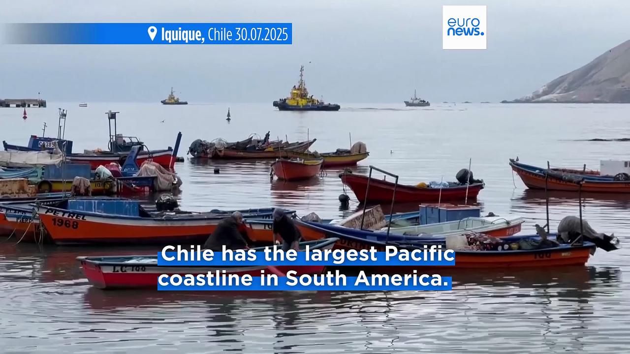 Chile and New Zealand maintain tsunami warnings as threat subsides in most places